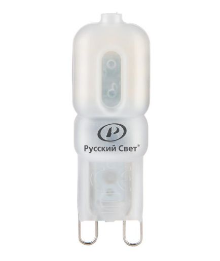 Изображение Лампа светодиодная RS C G9 2W 220-240V 2700К 2Вт 200лм Ra 90 capsule Русский Свет 15010845084