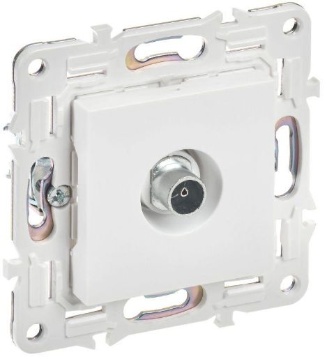 Изображение Розетка TV оконечная SKANDY SK-A12W арктич. бел. IEK SK-A10-O-K01