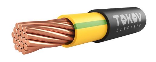Изображение Кабель TOKOV ELECTRIC ВВГнг(А)-LS 1х70 МК (PE) 1кВ Ж/З (м) 000015919