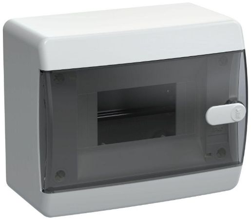 Изображение Корпус пластиковый ЩРН-П-6 IP41 черн. прозр. дверь UNION Compact IEK UIC-KP12-N-06-41-K01