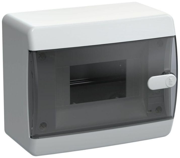 Изображение Корпус пластиковый ЩРН-П-6 IP41 черн. прозр. дверь UNION Compact IEK UIC-KP12-N-06-41-K01