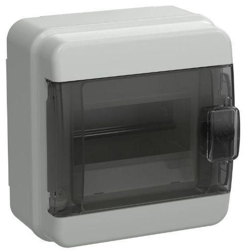 Изображение Корпус пластиковый КМПн-6 IP65 черн. прозр. дверь TEKFOR IEK TF5-KP72-N-06-65-K03-K02