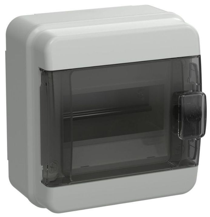 Изображение Корпус пластиковый КМПн-6 IP65 черн. прозр. дверь TEKFOR IEK TF5-KP72-N-06-65-K03-K02