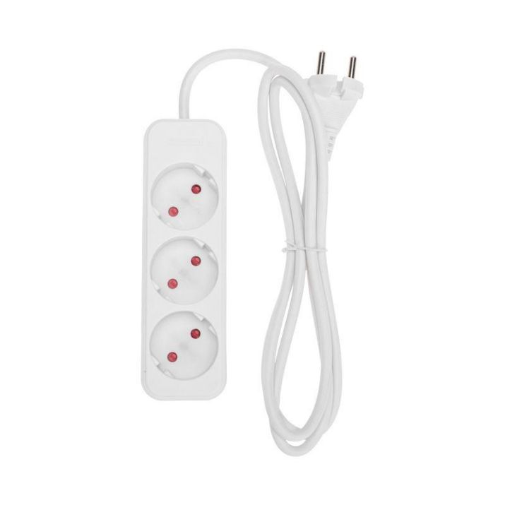 Изображение Удлинитель 3х1.5м без заземл. STANDARD 2х1кв.мм бел. Rexant 13-4006