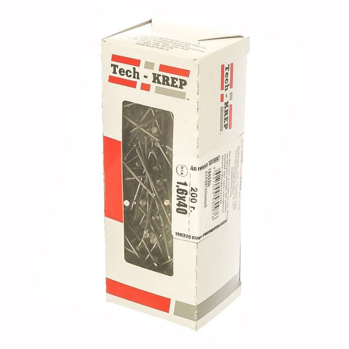 Изображение Гвоздь строительный 1.6х40 (уп.0.2кг) Tech-Krep/Zitar 101997