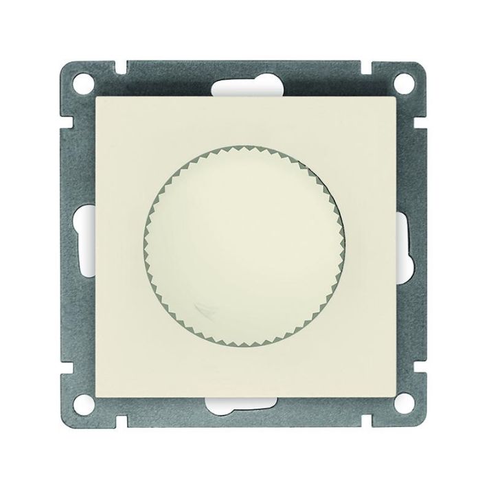 Изображение Светорегулятор СП Афина 500Вт механизм сл. кость (ivory) Universal A0101-I