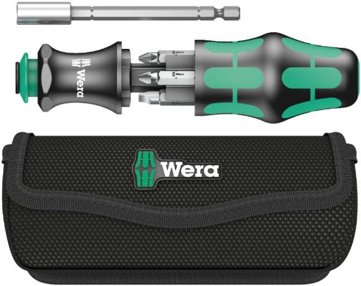 Изображение Набор бит с отверткой-битодержателем Kraftform Kompakt 28 6 предметов Wera WE-134491