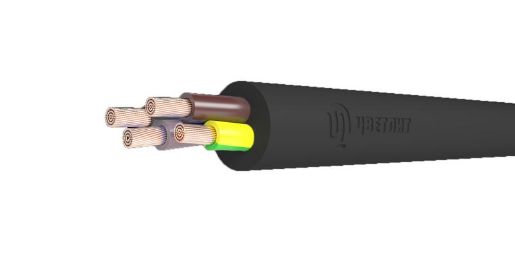 Изображение Кабель КГ-ХЛ 4х10 (PE) 220/380-3 (м) Цветлит 00-00142705