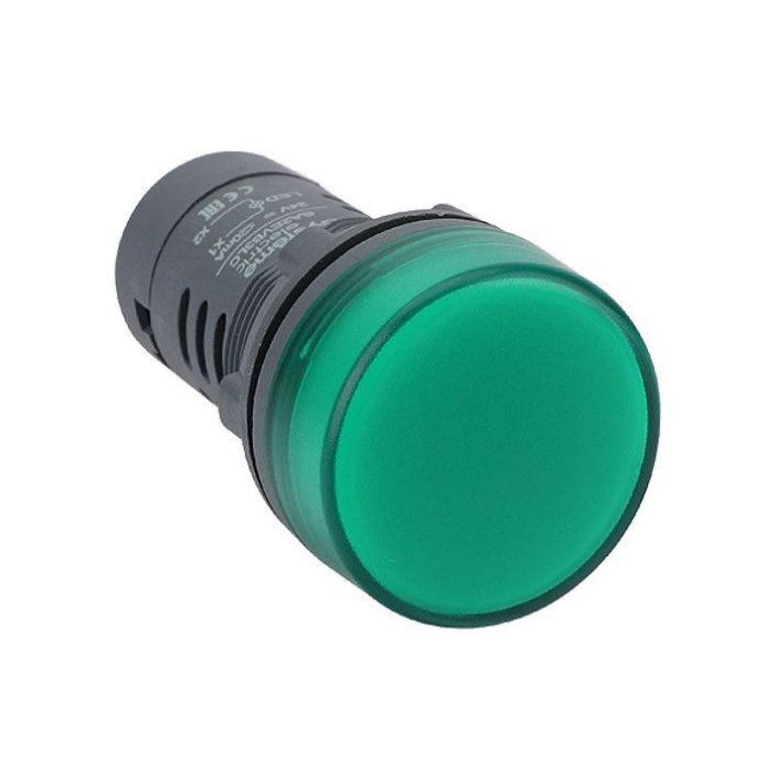 Изображение Лампа светосигнальная SB7 d22мм 230В AC зел. моноблочная SE SB7EV03MP