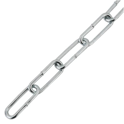 Изображение Цепь длиннозвенная DIN 763 (LLC) 3мм накл. (уп.60м) Tech-Krep/Zitar 103331