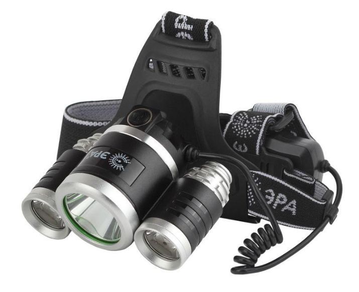 Изображение Фонарь аккумуляторный налобный GA-809 8Вт 3SMD CREE High Power Headlamp алюм. Эра Б0056111