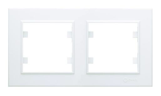 Изображение Рамка 2-м Karea горизонт. бел. Makel 56001702