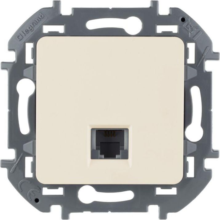 Изображение Розетка телефонная Inspiria RJ11 механизм сл. кость Leg 673821