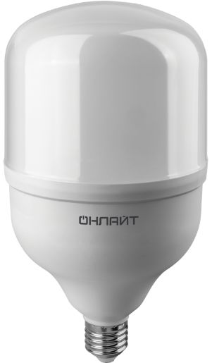 Изображение Лампа светодиодная высокомощная 82 907 OLL-T140-70-230-865-E27E40 70Вт 6500К холод. бел. E27/E40 5300лм 176-264В ОНЛАЙТ 82907