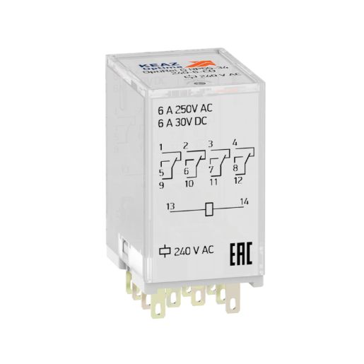 Изображение Реле промежуточное OptiRel G RP55-34-24D-6-CO КЭАЗ 281125