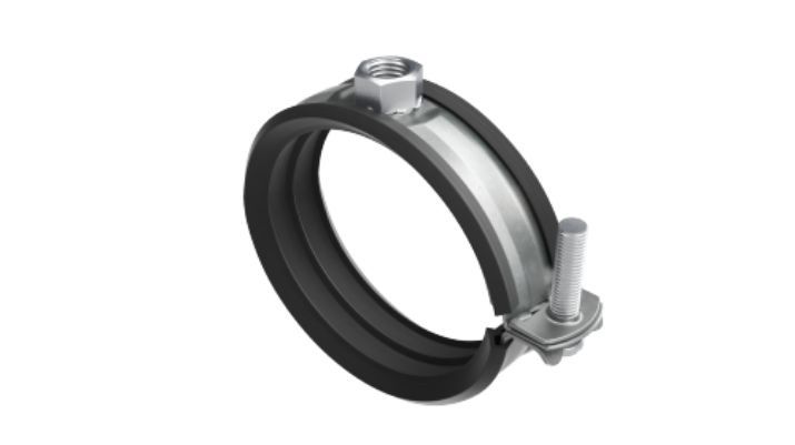 Изображение Хомут быстрой фиксации с изоляцией с гайкой М8 для труб d1 1/4дюйм DKC BHL21114