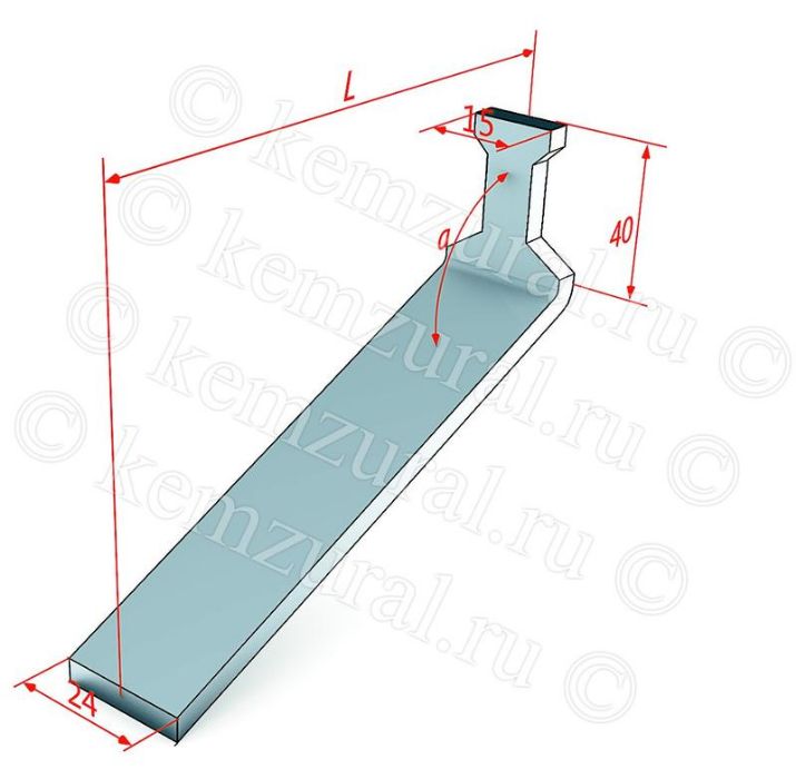 Изображение Подвеска кабельная К1166 L330 сталь 2.0мм УТ1.5 КЭМЗ 468 243316 14