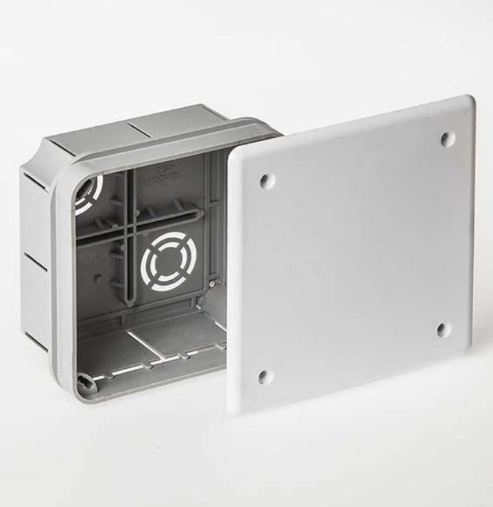 Изображение Коробка распаячная СП 92х92х45мм IP30 уравн. потенциалов Ruvinil 10120УП