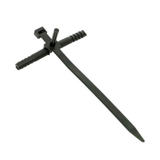 Изображение Хомут дюбельный 7х150 черн. (уп.50шт) PROxima EKF plc-nst-7.2x150b