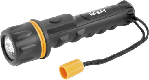 Изображение Фонарь 71 584 NPT-R06-2AA пластик+резина 1LED 0.5Вт Navigator 71584