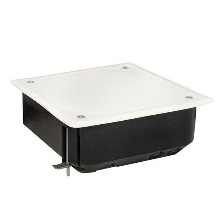 Изображение Коробка распаячная КМП-020-008 для полых стен 115х115х45 полистирол; метал. лапки IP20 черн./бел. EKF plc-kmp-020-008