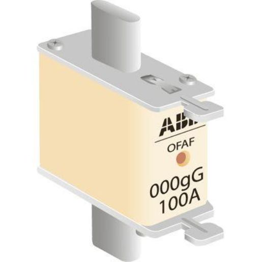 Изображение Предохранитель OFAF000H4 4А тип gG размер 000 до 500В ABB 1SCA022627R0310