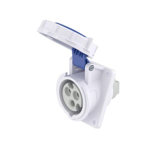 Изображение Розетка скрыт. уст. 16А 230В 2P+E с наклоном IP67 DKC DIS4181663