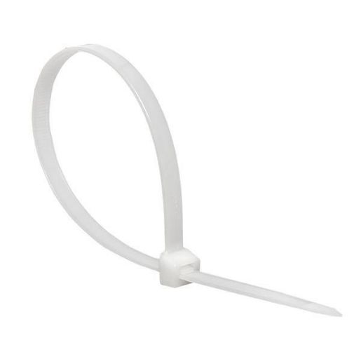 Изображение Хомут кабельный 8.2х500 нейл. бел. (уп.100шт) EKF plc-c-8.2x500