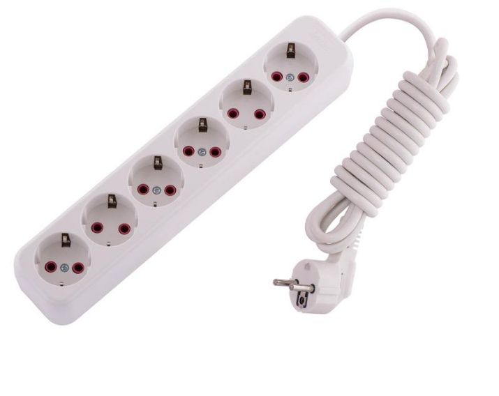 Изображение Удлинитель 6х3м с заземл. 16А IP20 Lila LEZARD 720-0603-601