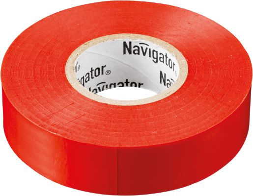 Изображение Изолента ПВХ 15мм (рул.10м) красн. NIT-B15-10/R Navigator 71230