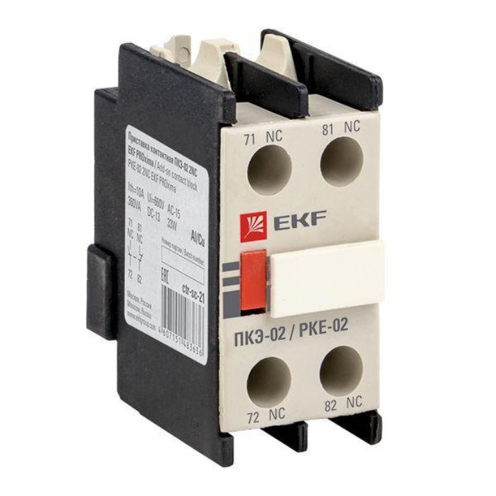 Изображение Приставка контактная ПКЭ-02 2НЗ EKF ctr-sc-21