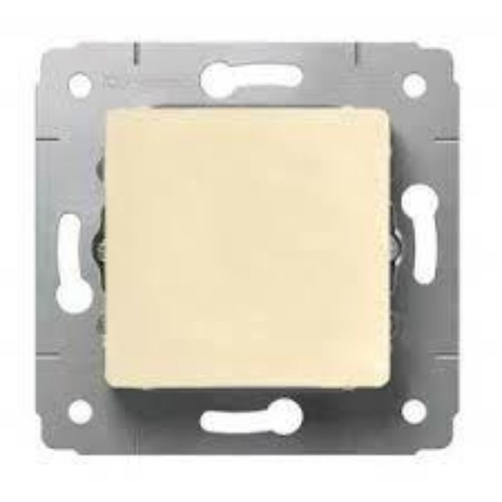 Изображение Выключатель 1-кл. СП Cariva 10А IP20 сл. кость (DIY-упак.) Leg 695900